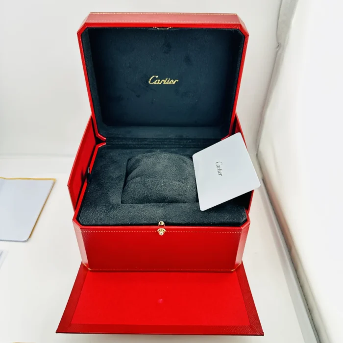 Cartier Santos de Cartier Medium Green Dial on Stainless Steel Bracelet Ref. 4075/WSSA0061 with Card 2024 - Image 7