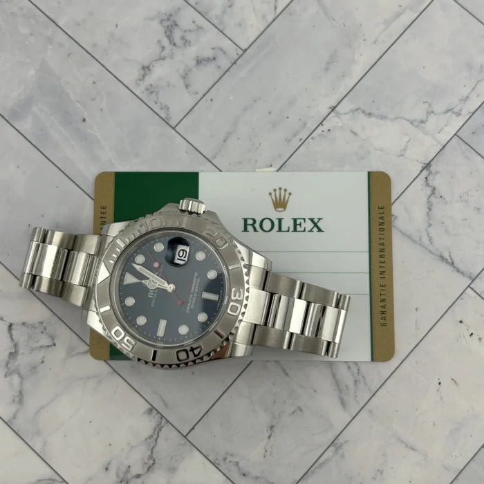Rolex Yacht-Master Blue Dial on Oyster Ref. 116622 with New Style Card (White) 2016 - Image 7