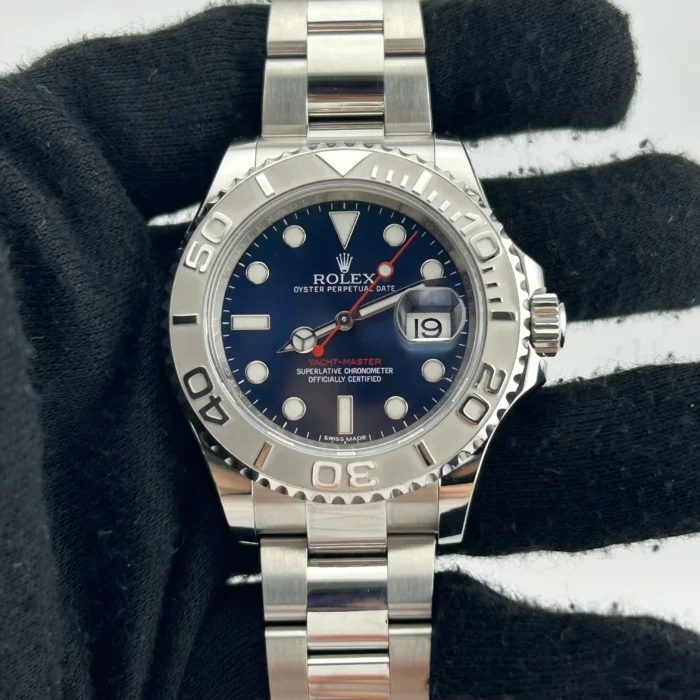 Rolex Yacht-Master Blue Dial on Oyster Ref. 116622 with New Style Card (White) 2016 - Image 2
