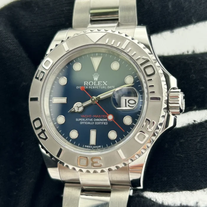 Rolex Yacht-Master Blue Dial on Oyster Ref. 116622 with New Style Card (White) 2016 - Image 3