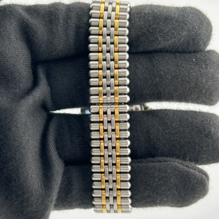 Cartier 21 Must de Cartier Silver Dial on Stainless Steel & Yellow Gold Ref. 1340 - Image 3