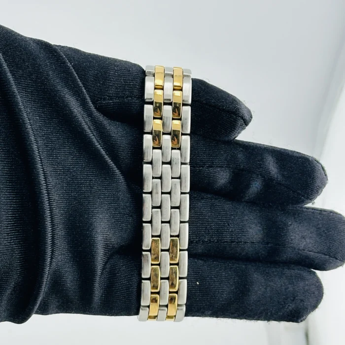 Cartier Panthere Midsize Ivory Roman Dial on 2-Tone Bracelet Ref. 183949 - Image 4