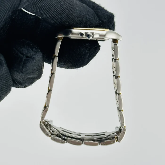 Cartier Panthere Midsize Ivory Roman Dial on 2-Tone Bracelet Ref. 183949 - Image 6