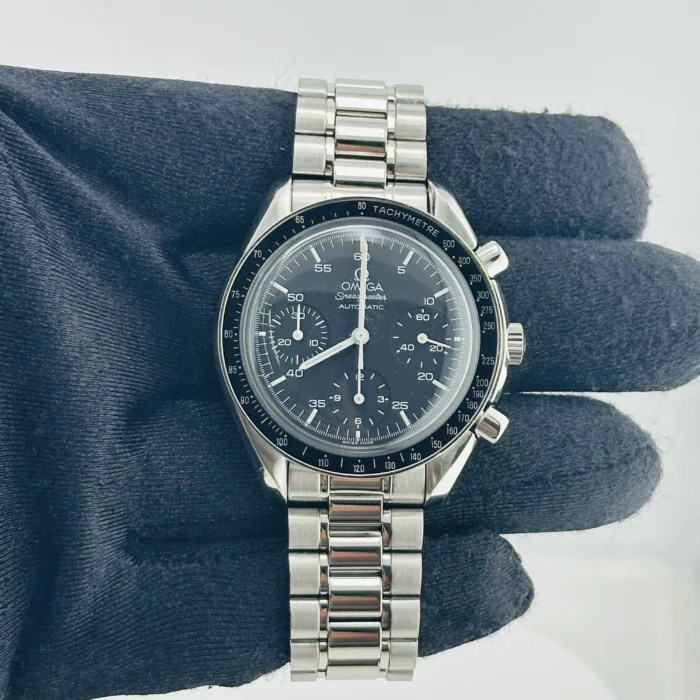 Omega Speedmaster Black chrono Dial on Stainless Steel Bracelet Ref. 3510.50.00 with Card 2000 - Image 2