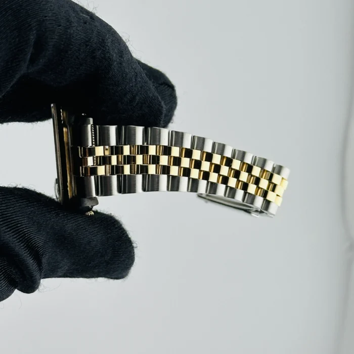 Rolex Datejust White Roman Dial on D-Link Jubilee Bracelet Ref. 68273 - Image 5