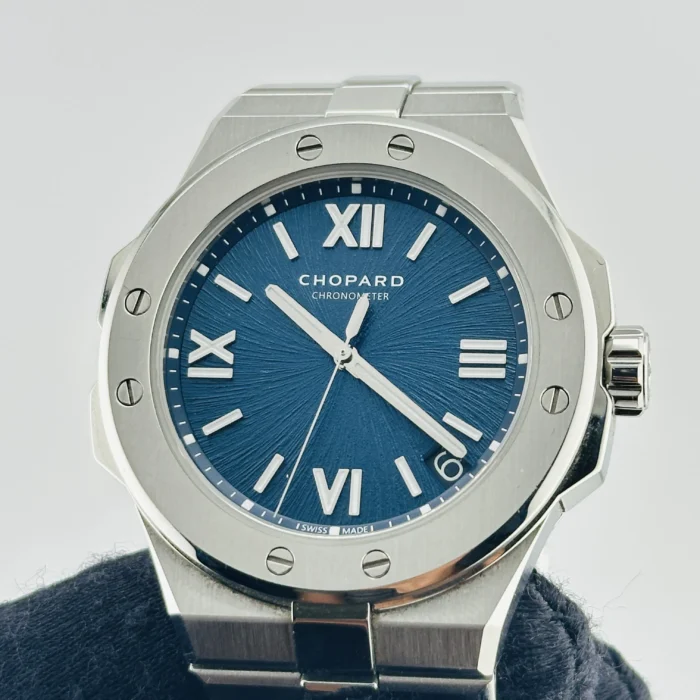 Chopard Alpine Eagle Blue Dial on Stainless Steel Bracelet Ref. 298600-3001 with Card 2023 - Image 3