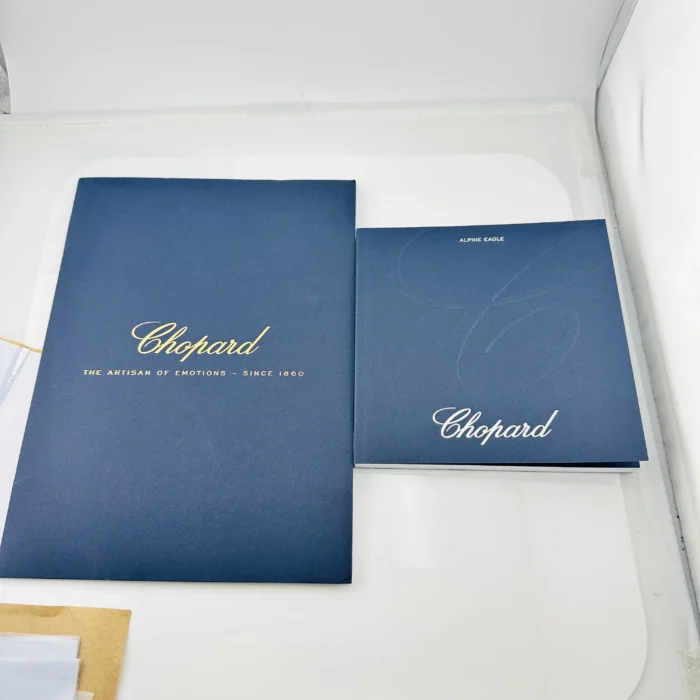 Chopard Alpine Eagle Blue Dial on Stainless Steel Bracelet Ref. 298600-3001 with Card 2023 - Image 7