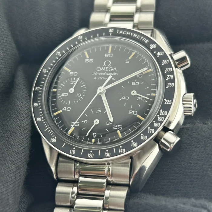 Omega Speedmaster Reduced Black Dial on Stainless Steel Ref. 3510.5 with Card 1992 - Image 3
