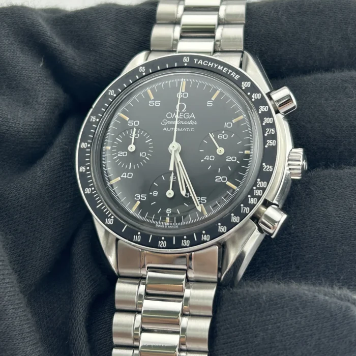 Omega Speedmaster Reduced Black Dial on Stainless Steel Ref. 3510.5 - Image 3