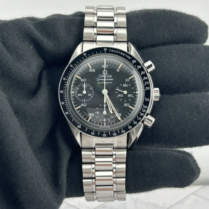 Omega Speedmaster Reduced Black Dial on Stainless Steel Ref. 3510.5 - Image 2