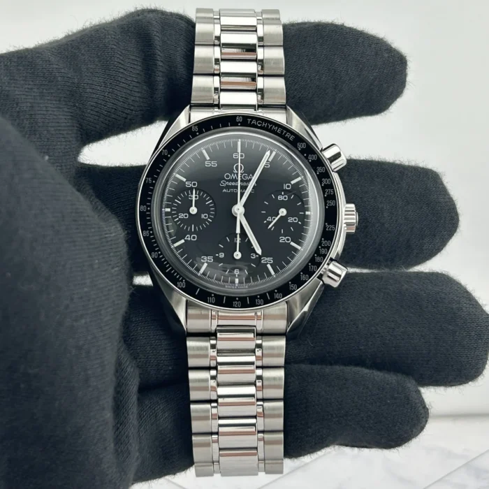 Omega Speedmaster Reduced Black Dial on Stainless Steel Ref. 3510.5 - Image 2
