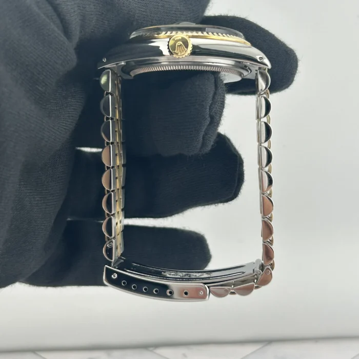 Rolex Datejust Champagne Stick Dial on D-Link Jubilee Ref. 16013 - Image 6