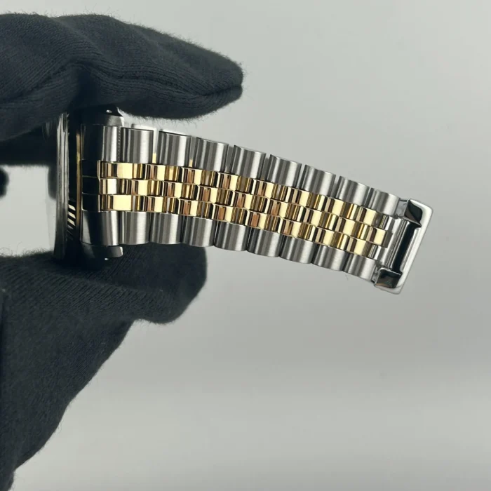 Rolex Datejust Champagne Stick Dial on D-Link Jubilee Ref. 16013 - Image 5