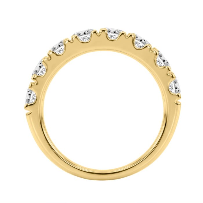 14K YELLOW GOLD 2.00CT ROUND DIAMOND LADIES BAND - Image 2