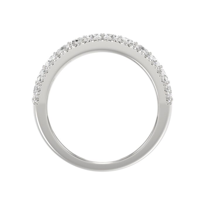 Ladies 14K White Gold Ladies Band 2 1/4CT Featuring Round & Radiant Cut Diamonds - Image 5