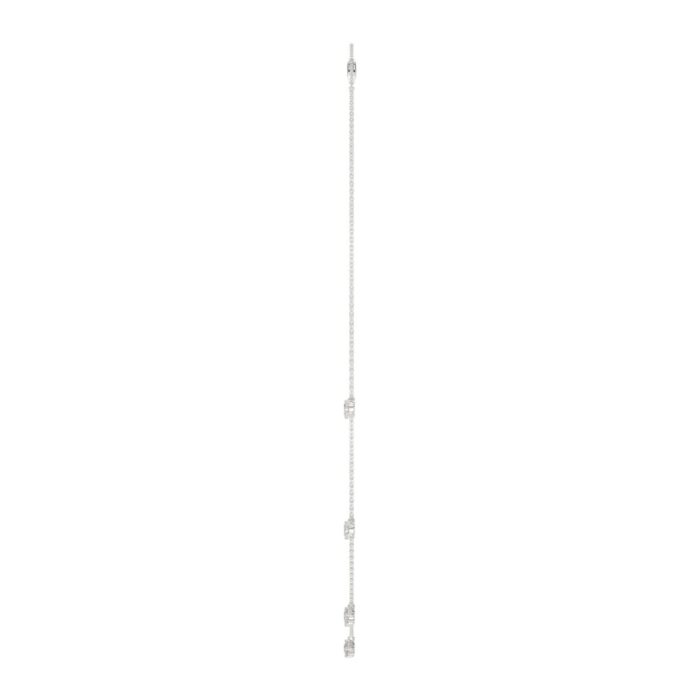 10K WHITE GOLD 1.00CT ROUND DIAMOND LADIES NECKLACE - Image 3