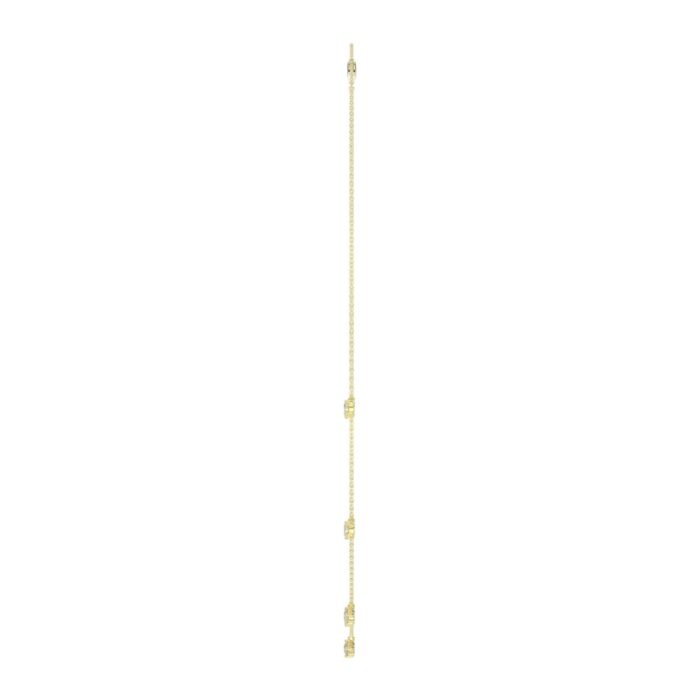 10K YELLOW GOLD 1.00CT ROUND DIAMOND LADIES NECKLACE - Image 3