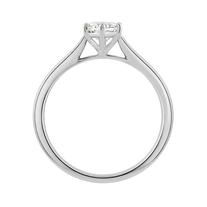 14K WHITE GOLD 1.00CT MARQUISE DIAMOND LADIES SOLITAIRE RING (CENTER STONE MARQUISE DIAMOND 1CT - Image 2