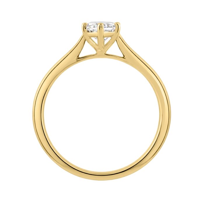 14K YELLOW GOLD 1.00CT MARQUISE DIAMOND LADIES SOLITAIRE RING (CENTER STONE MARQUISE DIAMOND 1CT - Image 2