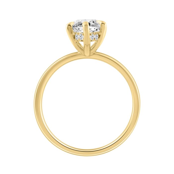14K YELLOW GOLD 3 1/6CT MARQUISE DIAMOND LADIES RING (CENTER STONE MARQUISE DIAMOND 3.00CT) - Image 2