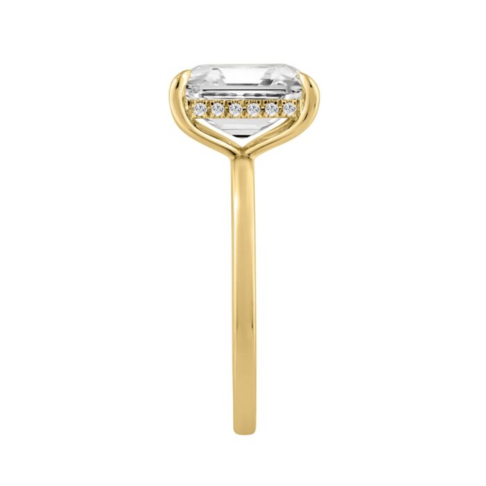 14K YELLOW GOLD 3 1/8CT ROUND/RADIANT DIAMOND LADIES RING (CENTER STONE RADIANT DIAMOND 3.00CT) - Image 3