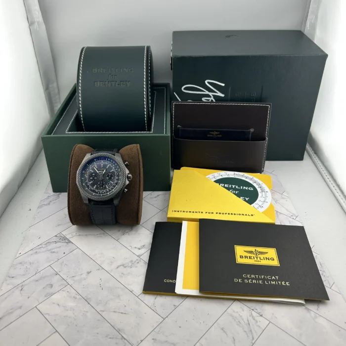 Breitling Bentley B06 Black MOP Dial on Rubber Strap Ref. MB061113/BE60 with Card 2016 - Image 7