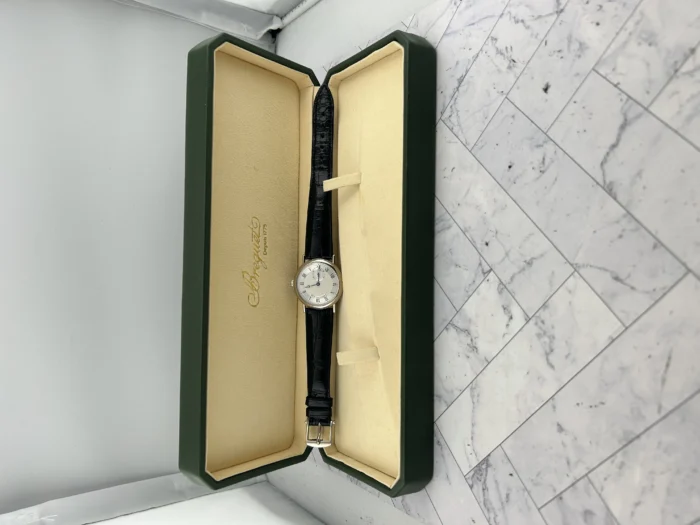 Breguet Men's Classic silver Dial on leather Ref. 3290BB/12/286 - Image 6