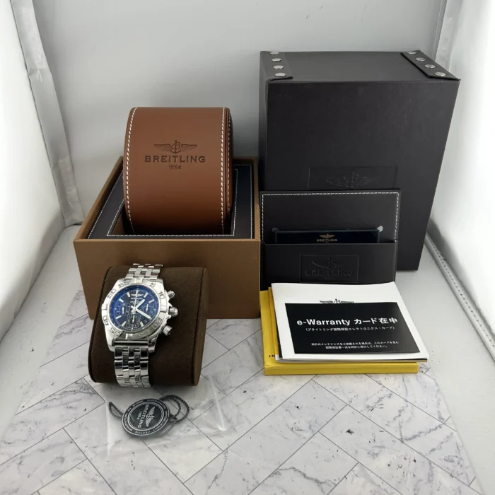 Breitling Chronomat Black Carbon Dial on Stainless steel Ref. AB0110/AB0110121B2A1 with Card 2018 - Image 7