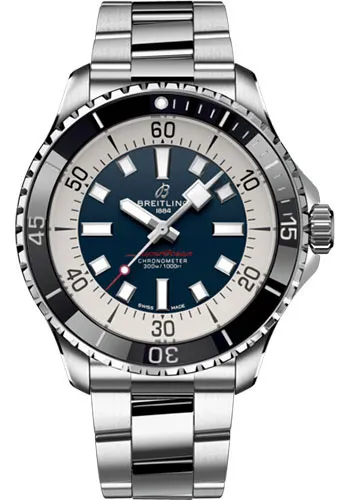 20890925_ti58ivro312ehm5u9q6kzqfwry5g.webp Breitling Superocean Automatic Blue Dial on Bracelet Ref. A17376211C1A1 with Card 2026 - Image 1