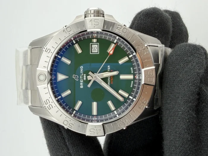 Breitling Avenger Automatic Green Dial on Stainless Steel Bracelet Ref. A17328101L1A1 with Card 2026 - Image 3