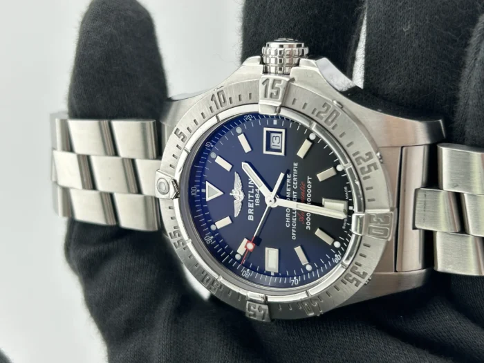 Breitling Avenger Automatic Black Dial on Stainless Steel Bracelet Ref. A1733010/BA05 with Card 2013 - Image 2