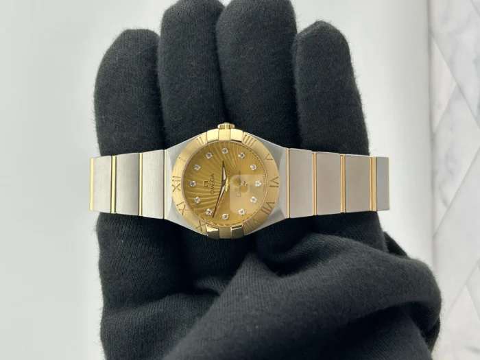 OMEGA Constellation Gold / Diamond Markers Dial on 2-Tone 18k YG/SS Ref. 123.20.24.60.58.001 - Image 2