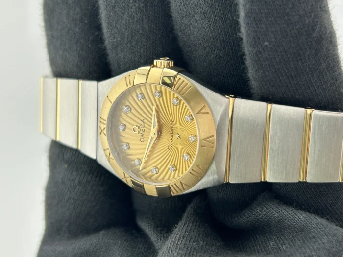 OMEGA Constellation Gold / Diamond Markers Dial on 2-Tone 18k YG/SS Ref. 123.20.24.60.58.001 - Image 3