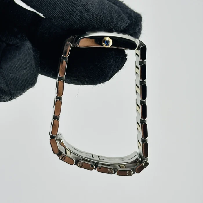 Cartier Tank Francaise White Roman Dial on 2-Tone Bracelet Ref. 2384/W51007Q4 - Image 6