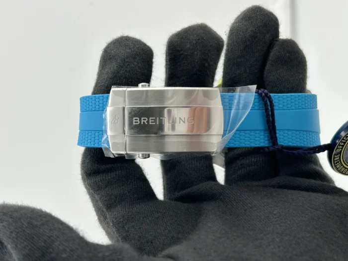Breitling Superocean Automatic Turquoise Dial on Rubber Strap Ref. A17376211L2S2 with Card 2026 - Image 4