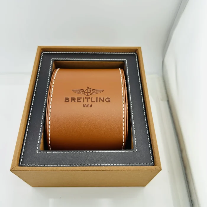 Breitling Chromomat 01 Blue MOP Dial on Stainless Steel Bracelet Ref. AB01111A/BG64 with Papers 2018 - Image 3