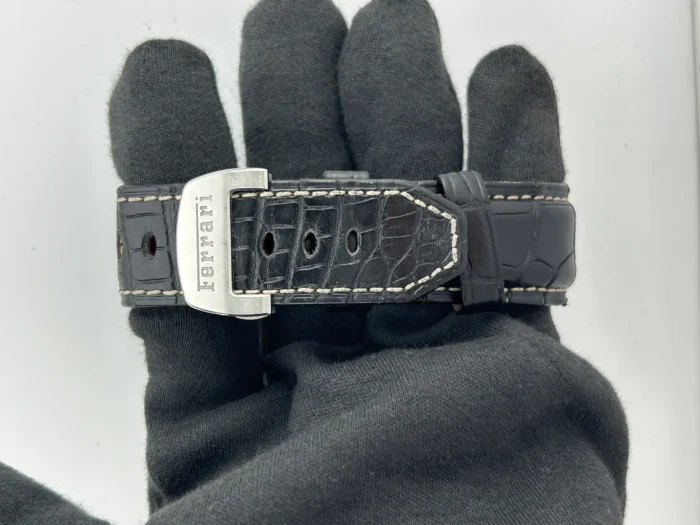 Panerai Ferrari Chrono Rattrappante Black Dial on Leather Strap Ref. FER00005 - Image 3