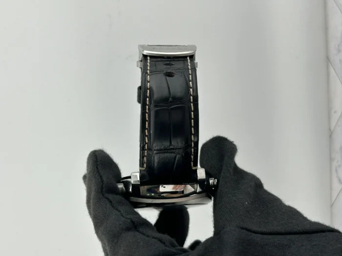 Panerai Ferrari Chrono Rattrappante Black Dial on Leather Strap Ref. FER00005 - Image 4