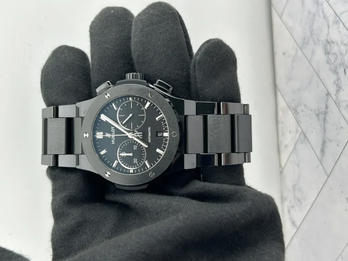 Hublot Classic Fusion Chronograph Black Dial on Bracelet Ref. 540.CM.1170.CM with Card 2021 - Image 2