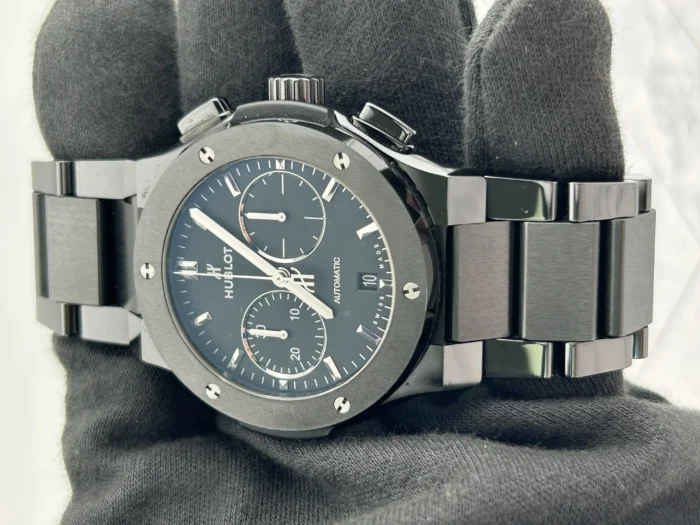 Hublot Classic Fusion Chronograph Black Dial on Bracelet Ref. 540.CM.1170.CM with Card 2021 - Image 3