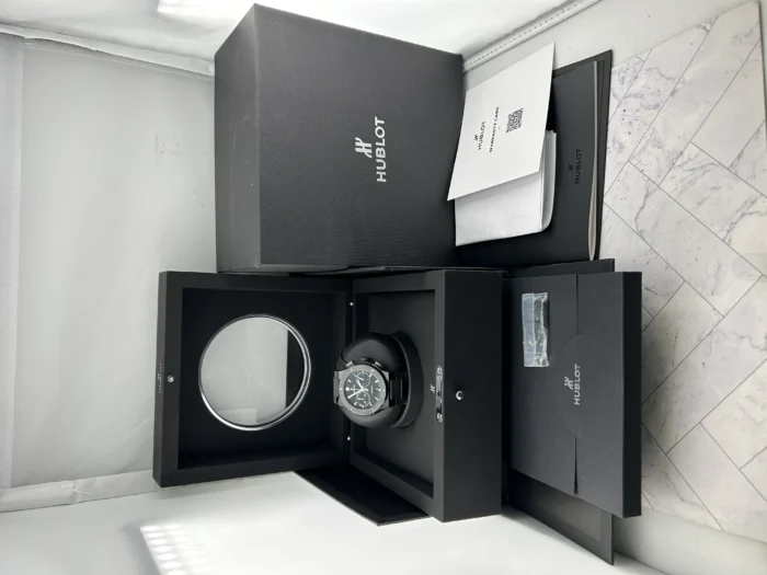 Hublot Classic Fusion Chronograph Black Dial on Bracelet Ref. 540.CM.1170.CM with Card 2021 - Image 7