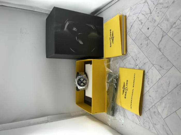Breitling Superocean Black Dial on Bracelet Ref. A13340 with Papers 2009 - Image 6