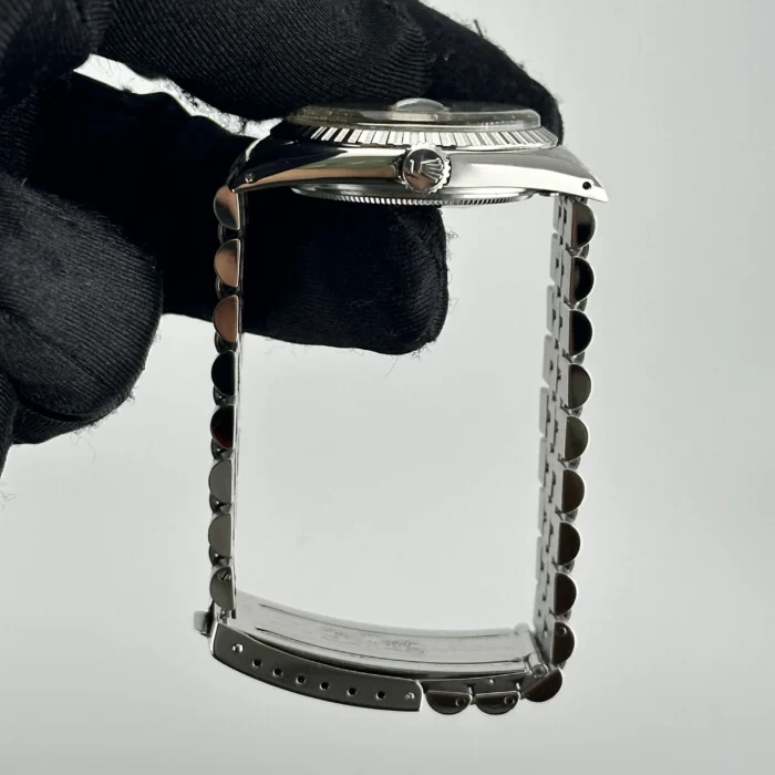 Rolex Datejust Silver Stick Dial on D-Link Jubilee Bracelet Ref. 1603 - Image 5