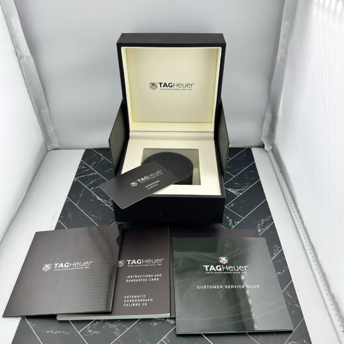 Tag Heuer Aquaracer Black Dial on Stainless Steel Bracelet Ref. CAK2110.BA0833 with Card 2014 - Image 7