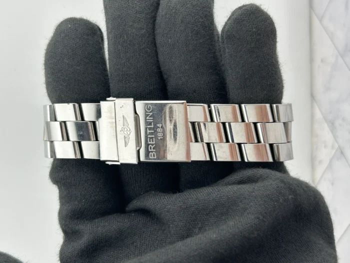 Breitling Superocean Blue / Luminous Hands Dial on Bracelet Ref. A13340/A111C16PRS with Papers 2006 - Image 4