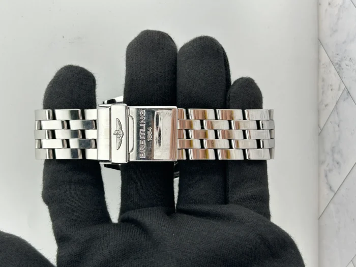 Breitling Chronomat Black Dial on Stainless Steel Bracelet Ref. A011B56PA with Papers 2012 - Image 3