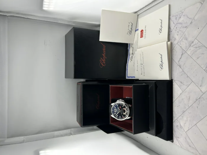 Chopard Mille Miglia GTXL Black Dial on Rubber Ref. 16/8457-3001 with Papers 2007 - Image 7