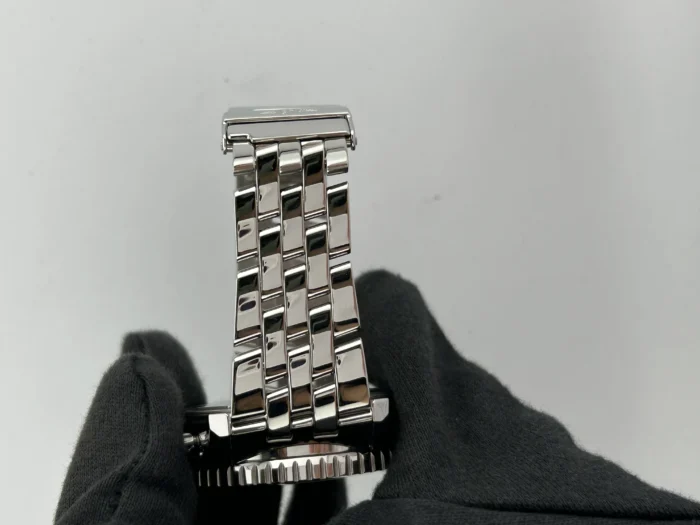 Breitling Navitimer Blue/silver Dial on 5 Row Links Ref. A19022 with Papers - Image 4