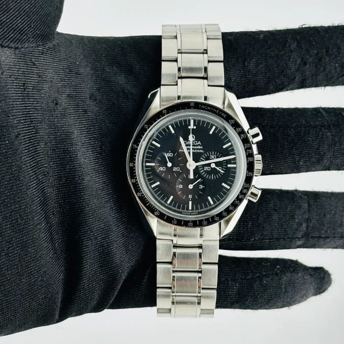 Omega Speed Master Black Index Dial on Stainless Steel Bracelet Ref. 3570.50.00 with Card - Image 2