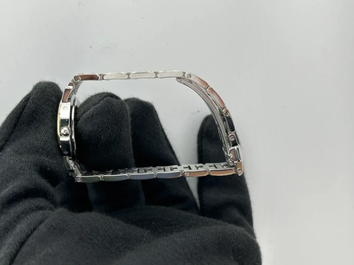 Hermes Clipper White Arabic Dial on 2-Tone Bracelet Ref. CL4.220 with Papers 2002 - Image 5